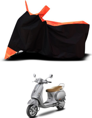 VESMEI Two Wheeler Cover for Vespa(Vespa VXL 125, Orange)