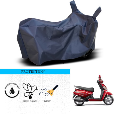 SnehaSales Waterproof Two Wheeler Cover for Mahindra(Gusto 125, Blue)