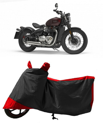 GROFATIK Two Wheeler Cover for Triumph(Bonneville Bobber BS6, Red)