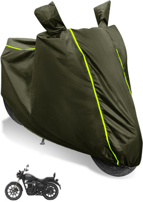 Auto Hub Waterproof Two Wheeler Cover for Royal Enfield(Meteor, Multicolor)