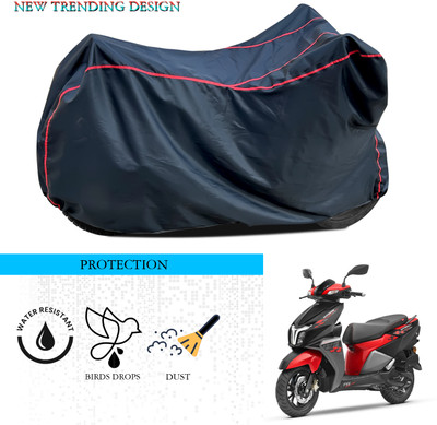 ANTHUB Waterproof Two Wheeler Cover for TVS(Ntorq 125, Black)