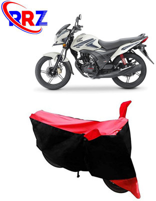RRZ Waterproof Two Wheeler Cover for Honda(CB Shine SP, Black, Red)