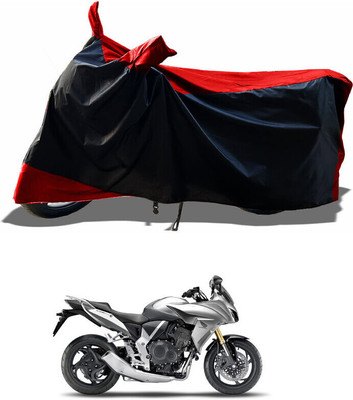 DeepShakshi AUTOMOTIVE Waterproof Two Wheeler Cover for Honda(CBF 1000, Red)
