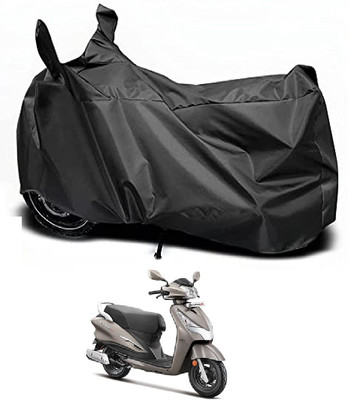 Auto Hub Waterproof Two Wheeler Cover for Hero(Destini 125, Black)