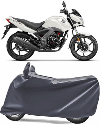 V VINTON Two Wheeler Cover for Honda(CB Unicorn, Grey)