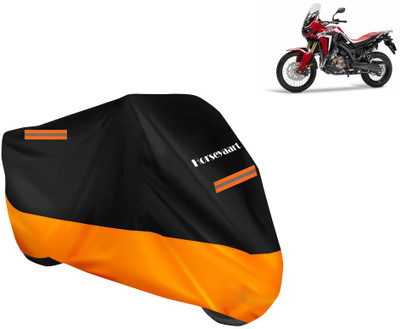 Horseyaart Waterproof Two Wheeler Cover for Honda(CRF1000L Africa Twin, Orange)