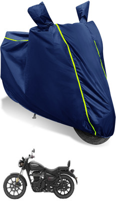 MOCKHE Waterproof Two Wheeler Cover for Royal Enfield(Meteor, Multicolor)