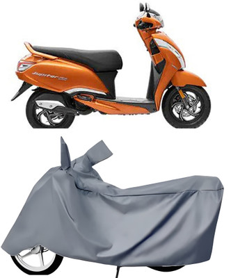 BbcMart Waterproof Two Wheeler Cover for TVS(Jupiter, Grey)