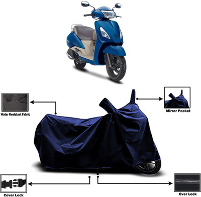 Amexride Two Wheeler Cover for TVS(Jupiter Grande, Blue)