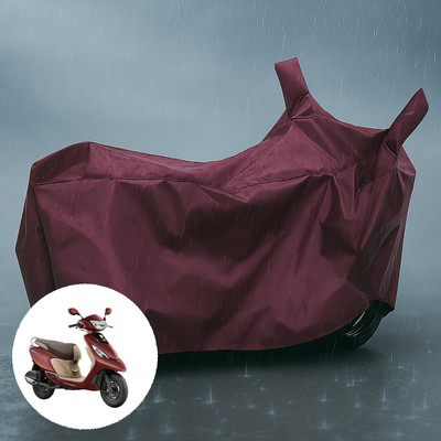 PAGORA Waterproof Two Wheeler Cover for TVS(Scooty Zest 110, Maroon)
