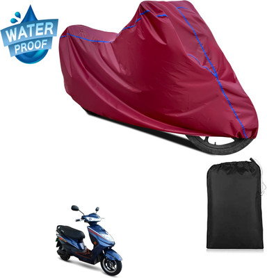 PAGORA Waterproof Two Wheeler Cover for Okinawa(Ridge, Maroon)