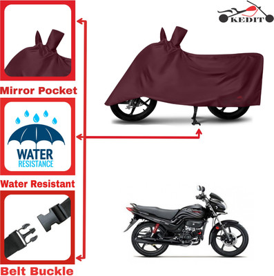 AASHTIK MART Two Wheeler Cover for Hero(Passion Pro, Maroon)