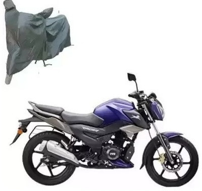 Tritika Waterproof Two Wheeler Cover for TVS(Raider, Grey)