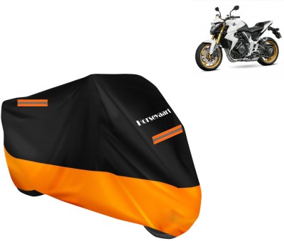 Horseyaart Waterproof Two Wheeler Cover for Honda(CBF 1000, Orange)