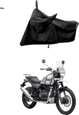 SIDOCYKON Waterproof Two Wheeler Cover for Royal Enfield(Himalayan, Black)