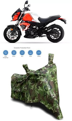 gurukul mart Waterproof Two Wheeler Cover for Mahindra(Mojo UT 300, Black)