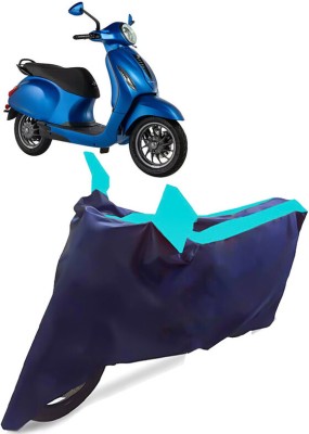 AUTO PEARL Two Wheeler Cover for Bajaj(Chetak, Blue)