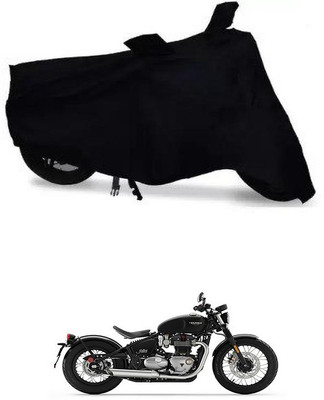 ENTIRELY ELITE Waterproof Two Wheeler Cover for Triumph(Bonneville Bobber BS6, Black)