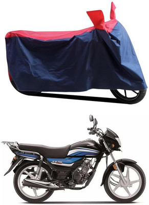 AASHTIK MART Two Wheeler Cover for Hero(CD 110 Dream, Red, Blue)
