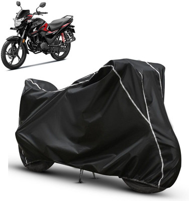 AUTOCAD Waterproof Two Wheeler Cover for Honda(SP 125, Black, White)