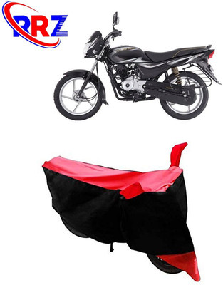 RRZ Waterproof Two Wheeler Cover for Bajaj(Platina, Black, Red)