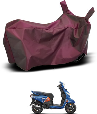 PAGORA Waterproof Two Wheeler Cover for Hero(Pleasure+ 110, Maroon)