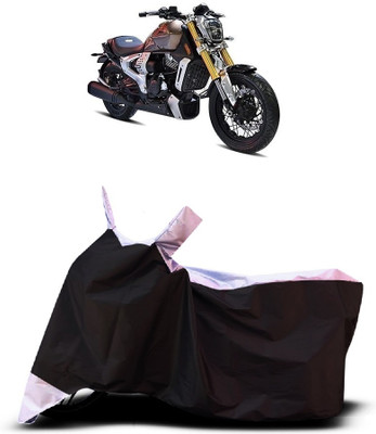 VESMEI Two Wheeler Cover for TVS(Zeppelin, White)