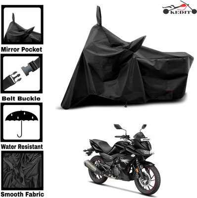 KEDIT Two Wheeler Cover for Universal For Bike(Xtreme 200S, Black)