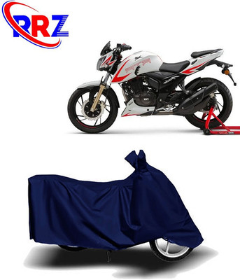 RRZ Two Wheeler Cover for TVS(Apache RTR 200, Blue)