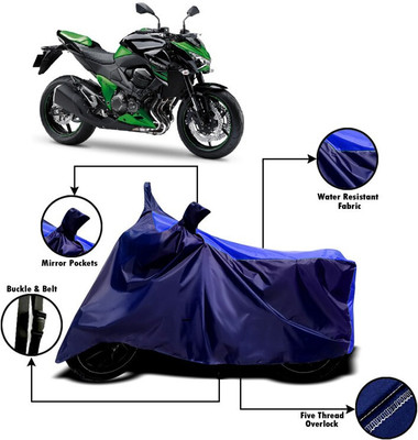 DeepShakshi AUTOMOTIVE Waterproof Two Wheeler Cover for Kawasaki(Z800, Blue)
