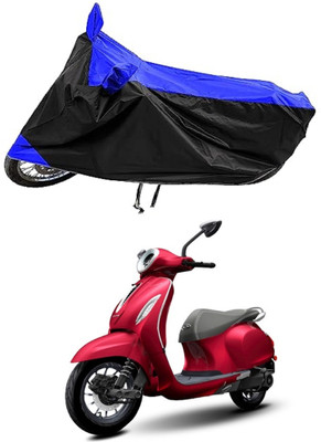 MMSSTAR Two Wheeler Cover for Bajaj(New Chetak, Blue)