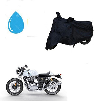 DeepShakshi AUTOMOTIVE Waterproof Two Wheeler Cover for Royal Enfield(Continental GT, Black)