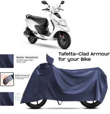 WMIZEXA Two Wheeler Cover for TVS(Zest 110 BS6, Blue)