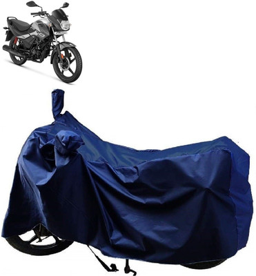 DeepShakshi AUTOMOTIVE Waterproof Two Wheeler Cover for Hero(Passion Pro i3S, Blue)