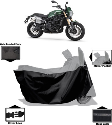Amexride Two Wheeler Cover for Benelli(Leoncino 800, Grey)