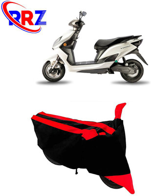 AutoGalaxy Waterproof Two Wheeler Cover for Evolet(Derby, Black, Red)