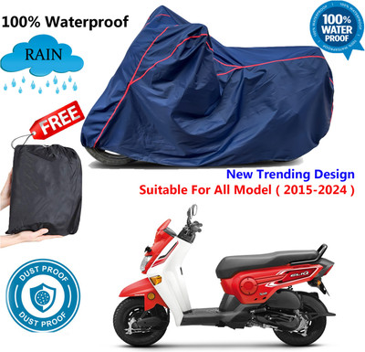 AUTOCAD Waterproof Two Wheeler Cover for Honda(Cliq, Blue, Red)