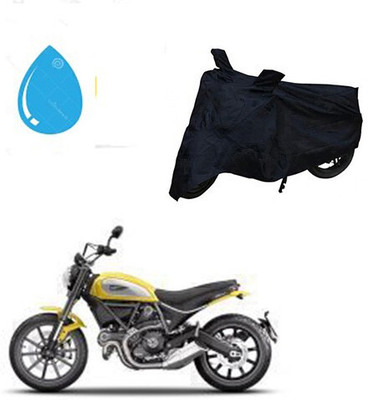 DeepShakshi AUTOMOTIVE Waterproof Two Wheeler Cover for Ducati(Scrambler, Black)