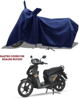 MMSSTAR Waterproof Two Wheeler Cover for Bgauss(Electric Scooter, Blue)