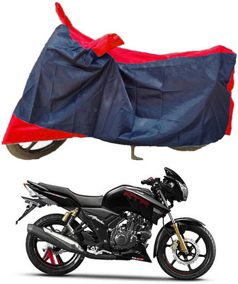 Mdstar Waterproof Two Wheeler Cover for TVS(Apache RTR 180, Red, Blue)