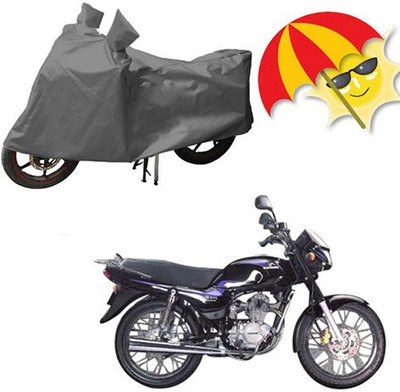 MMSSTAR Waterproof Two Wheeler Cover for Bajaj(Discover 100 DTS-i, Grey)