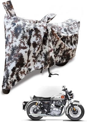 MOCKHE Waterproof Two Wheeler Cover for Royal Enfield(Interceptor 650, Multicolor)