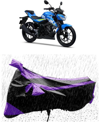 MISSION COLLECTION Waterproof Two Wheeler Cover for Suzuki(GSX, Purple)