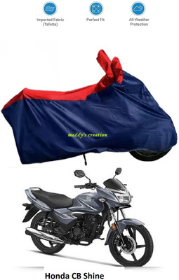 maddy's creation Waterproof Two Wheeler Cover for Honda(CB Shine, Multicolor)