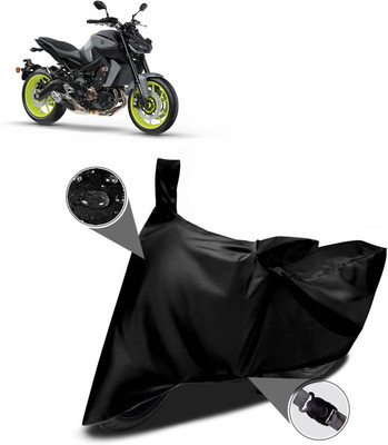 DeepShakshi AUTOMOTIVE Waterproof Two Wheeler Cover for Yamaha(MT 09, Black)