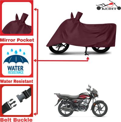 KEDIT Two Wheeler Cover for Honda(CD 100 SS, Maroon)