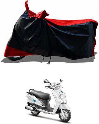 DeepShakshi AUTOMOTIVE Waterproof Two Wheeler Cover for Hero(Duet LX 110CC BS6, Red)