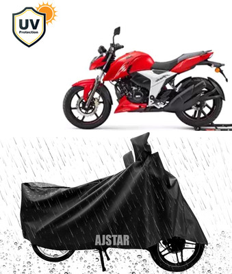 DeepShakshi AUTOMOTIVE Two Wheeler Cover for TVS(Apache RTR 160, Black)
