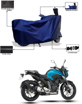 PAGORA Waterproof Two Wheeler Cover for Yamaha(FZ 25 BS6, Blue)