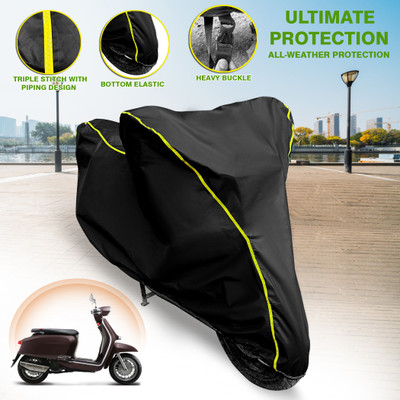 GARREGE Waterproof Two Wheeler Cover for Lambretta(V125, Black)